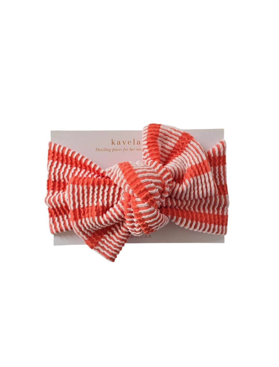 Tangerine Stripes | Classic Headband
