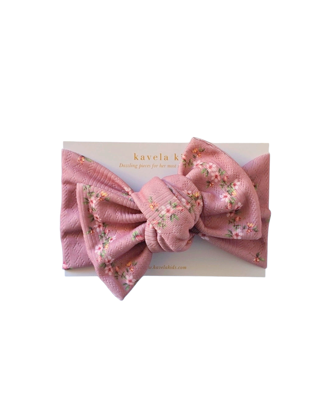 Pointelle ditsy floral | Classic Headband