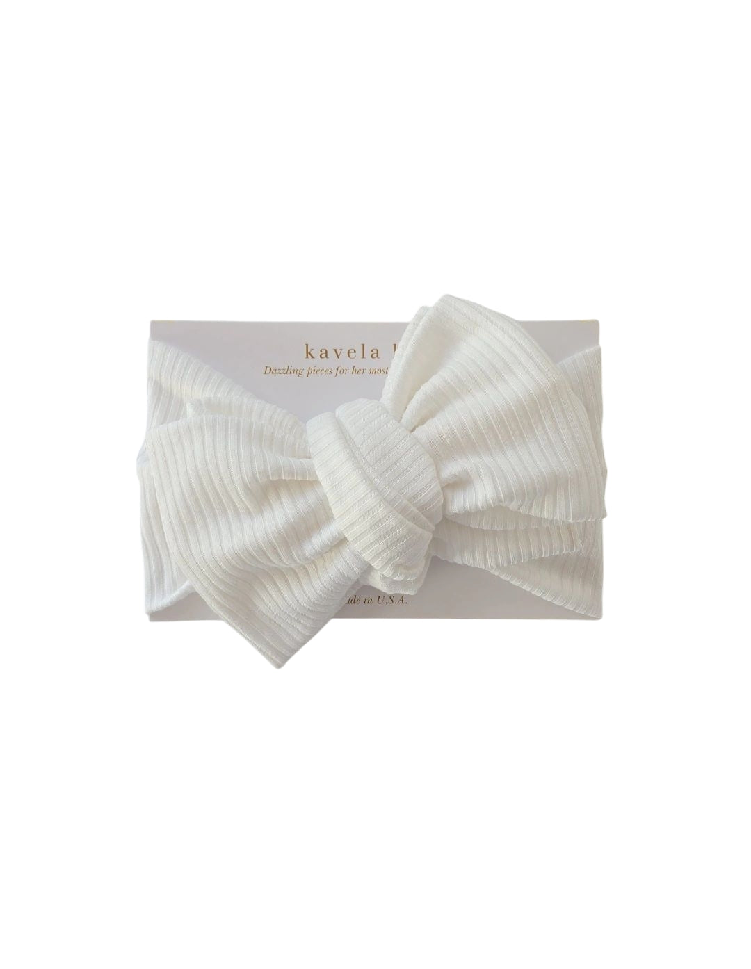 White Rib | Oversized Headband