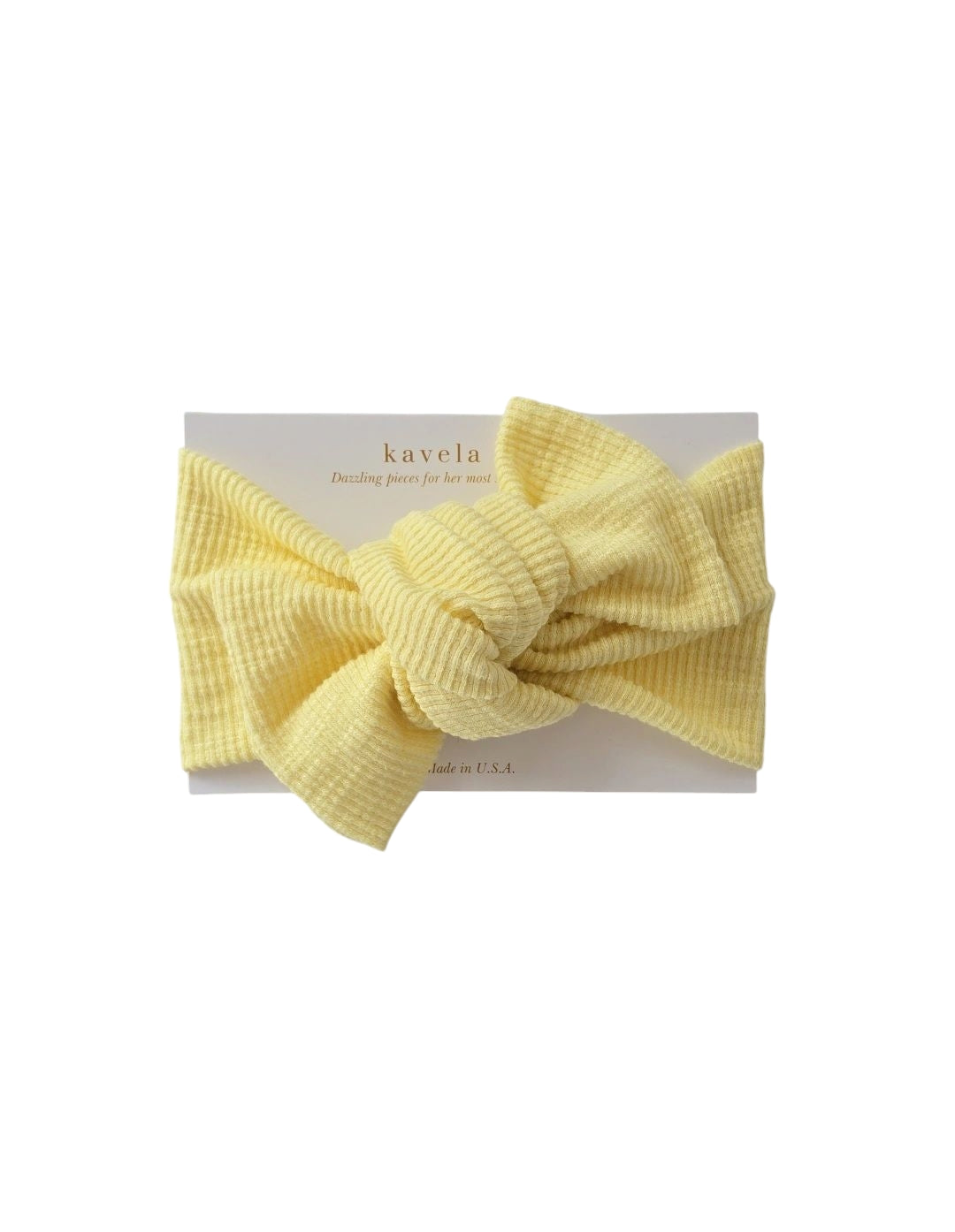 Pastel Yellow | Classic Headband