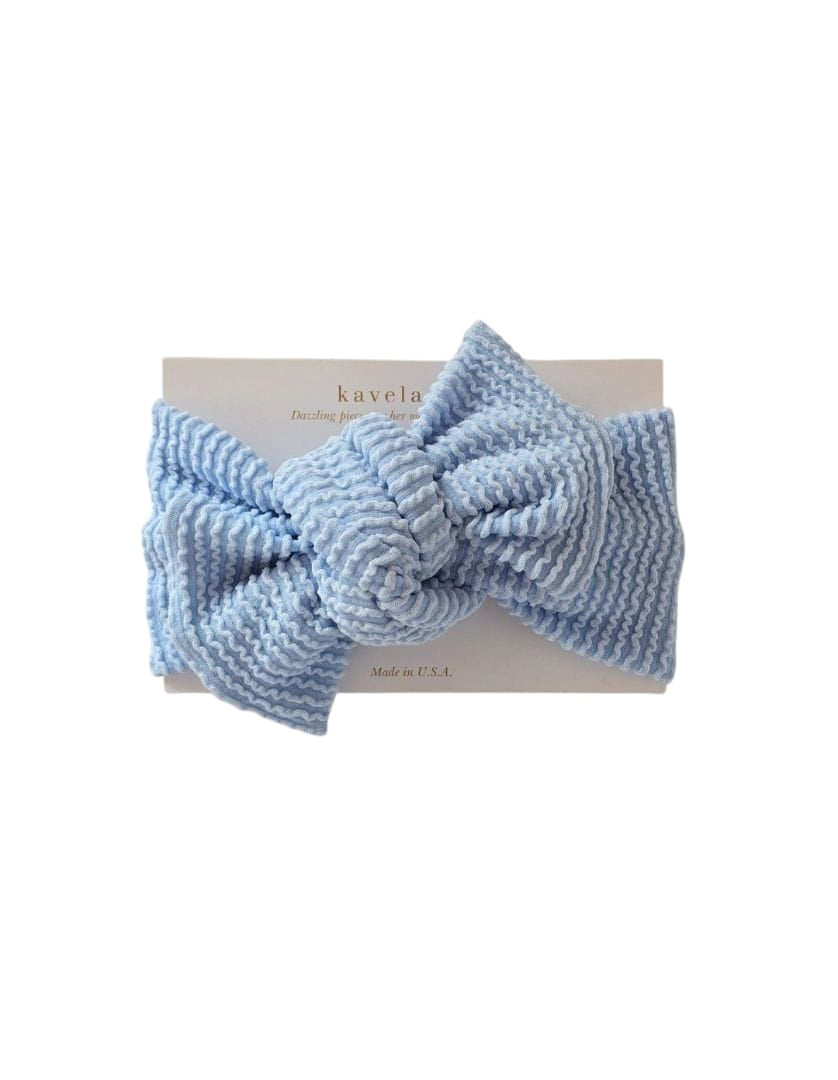 Light Blue Wavy | Classic Headband
