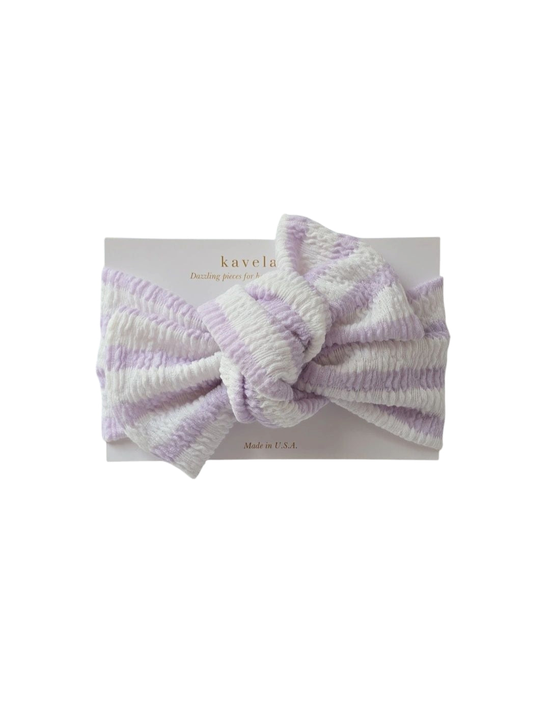 Lilac stripes | Classic Headband