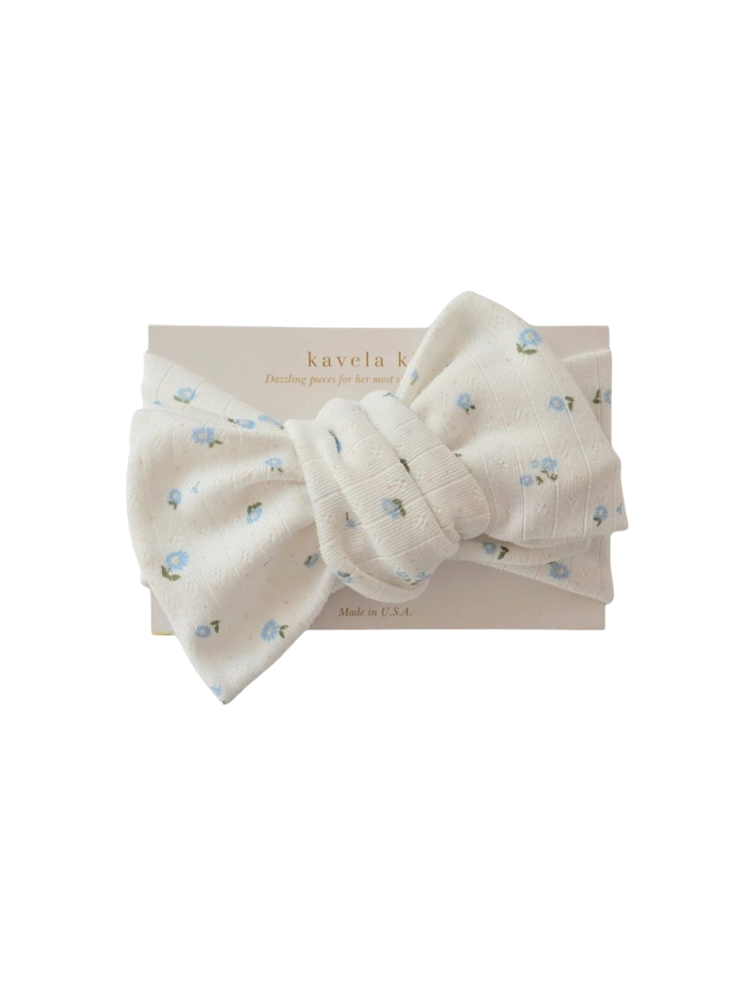 French Blue flowers | Oversized Headband