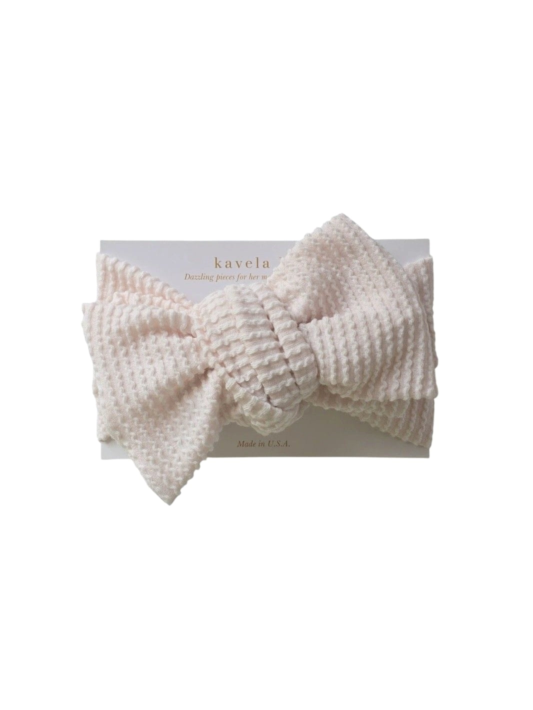 Ivory Wavy | Oversized Headband