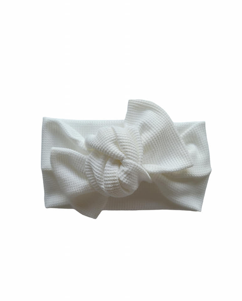 Mini waffle White | Classic Headband