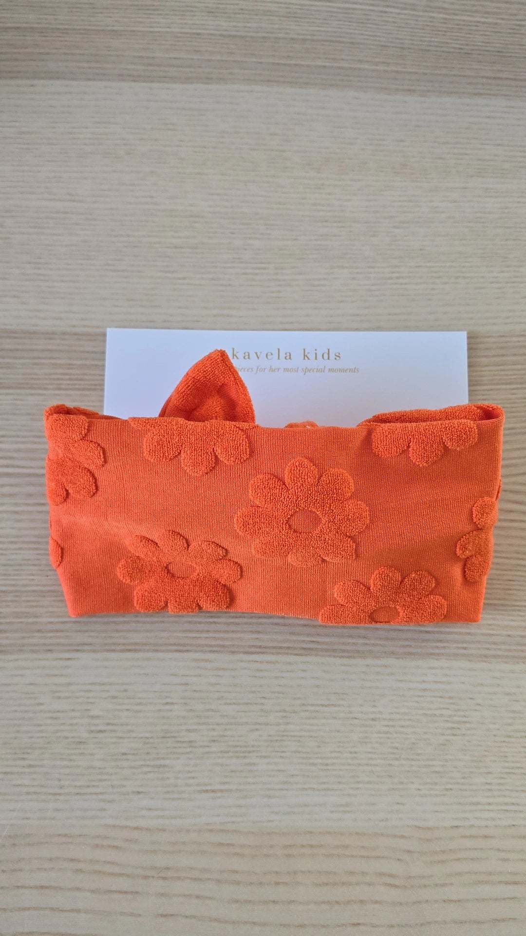 Classic Headband Bow | sweet Orange