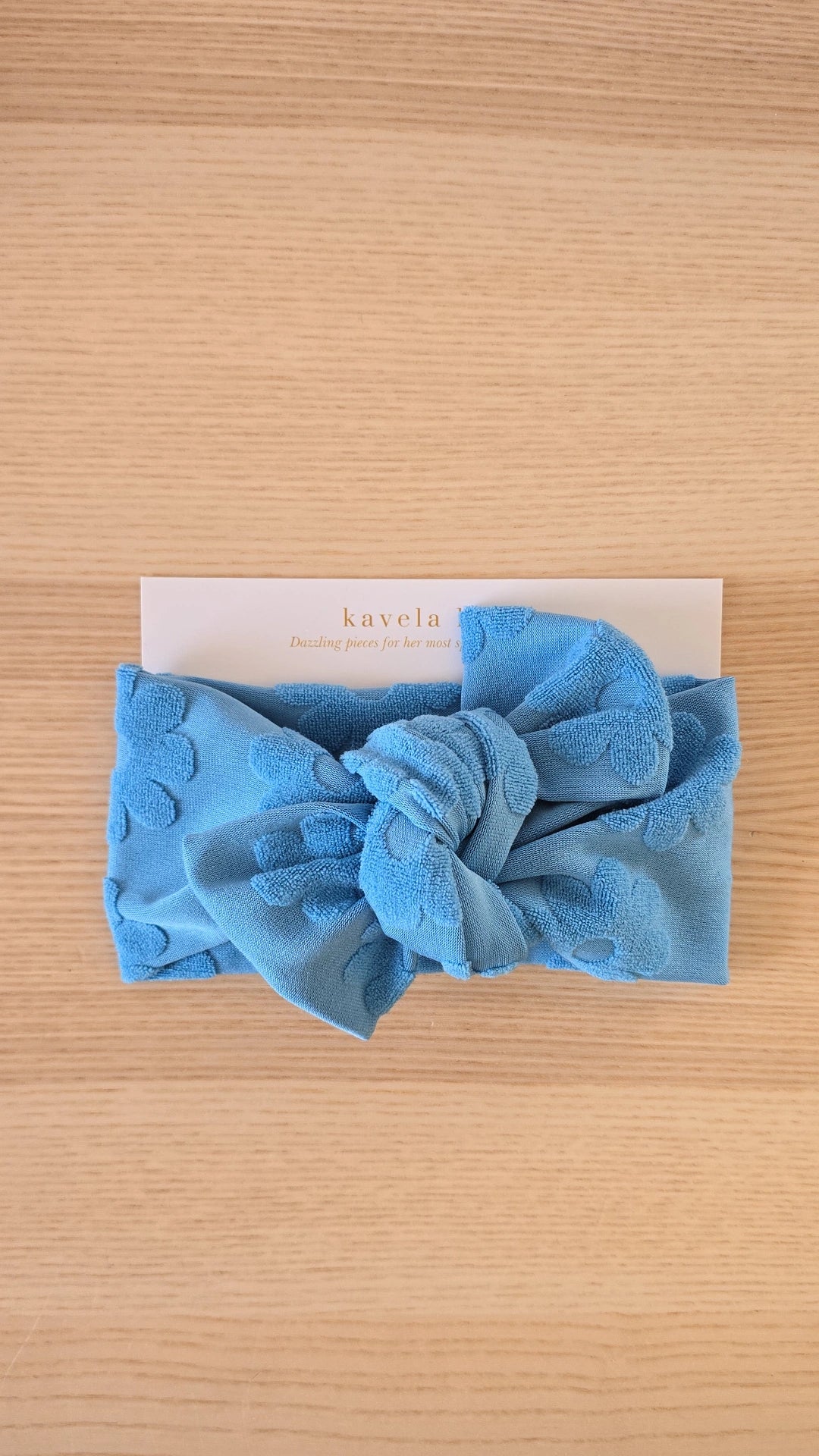 Classic Headband Bow | Aqua Blue