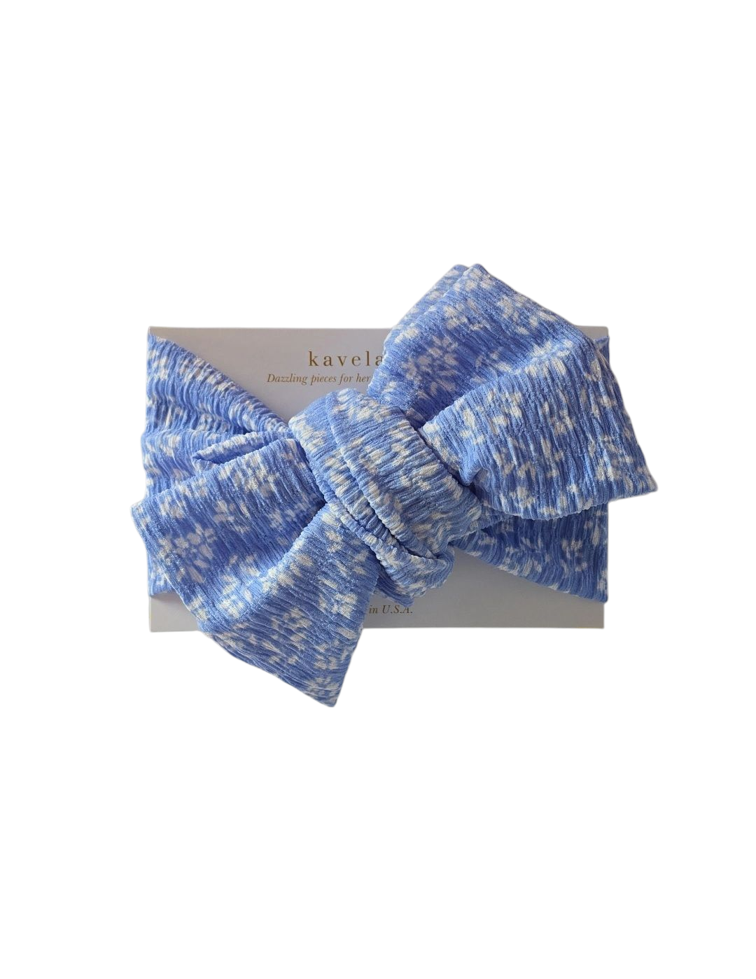 Blue print | Oversized Headband