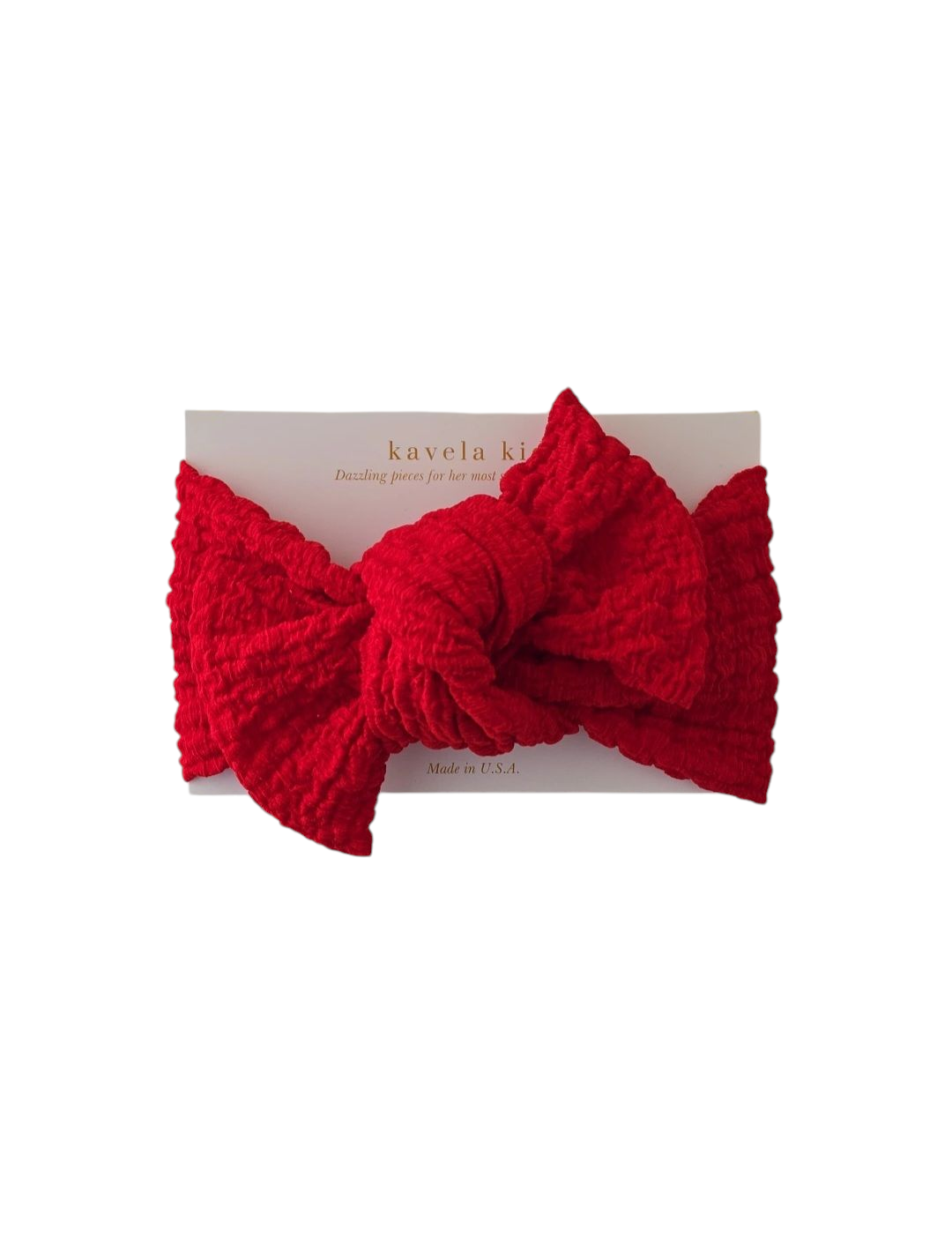 Bright Red | Classic Headband