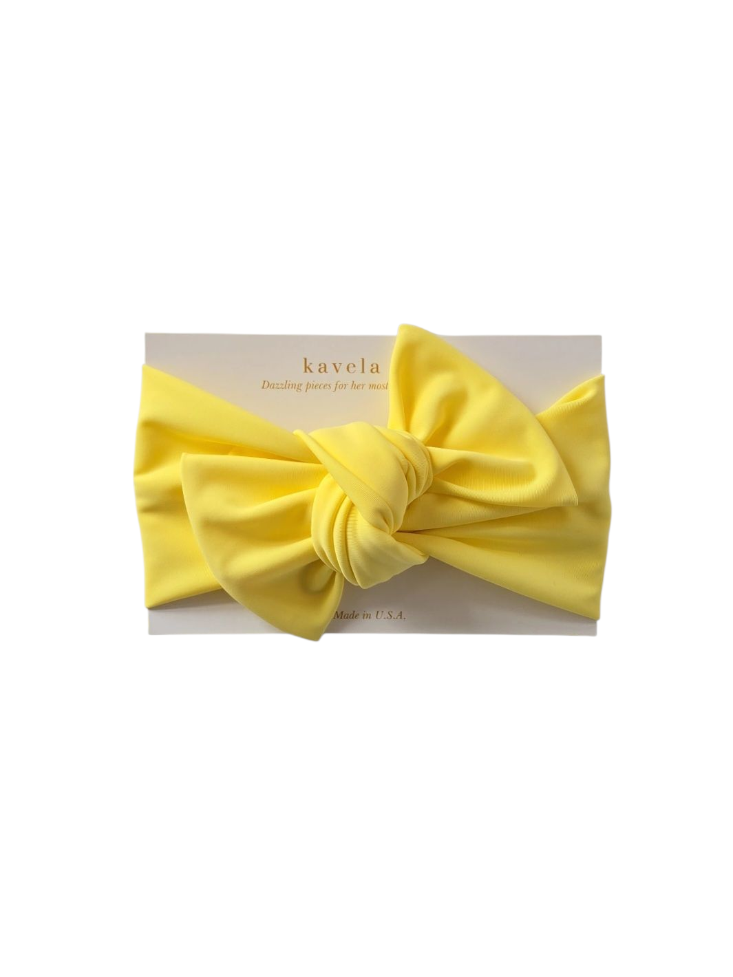 Swim Headband | Pastel Yellow