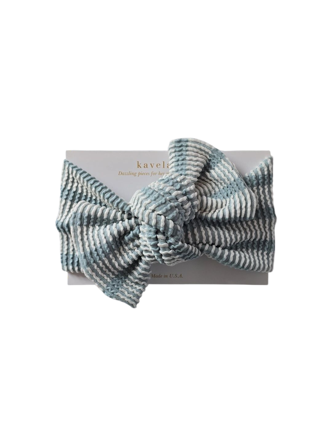 Coastal fog stripes | Classic Headband