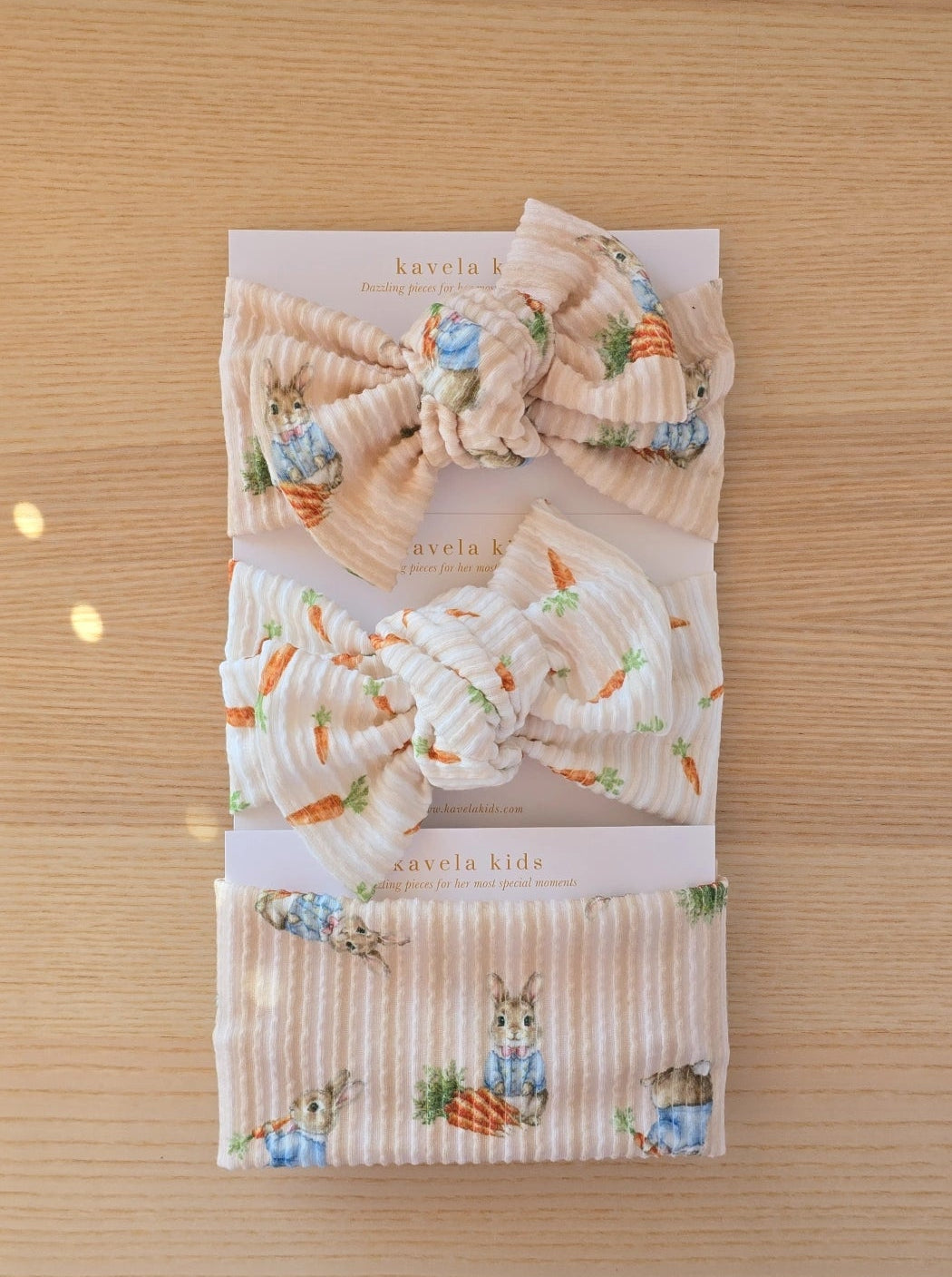 Wavy on tan stripes | Peter Rabbit | Classic Headband