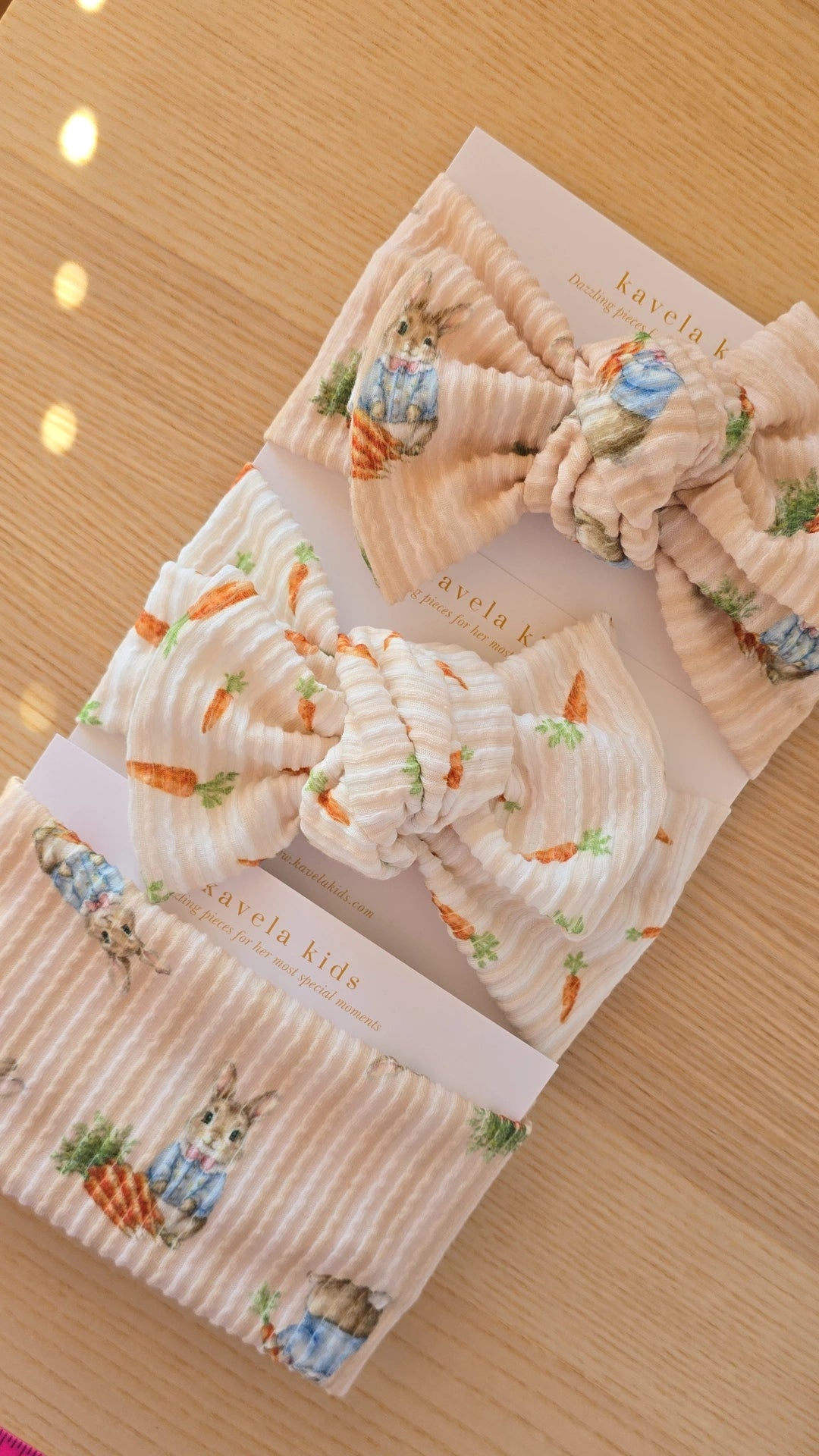 Wavy on tan stripes | Peter Rabbit | Classic Headband