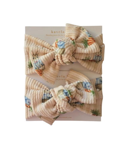 Wavy on tan stripes | Peter Rabbit | Classic Headband