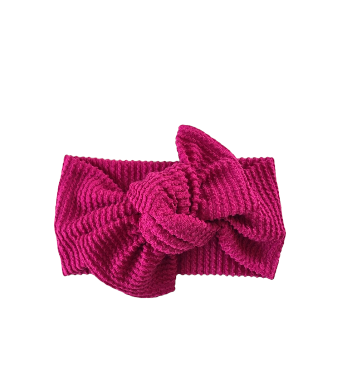 Magenta  wavy | Classic Headband Bow