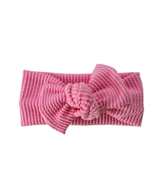 Pink wavy | Classic Headband Bow