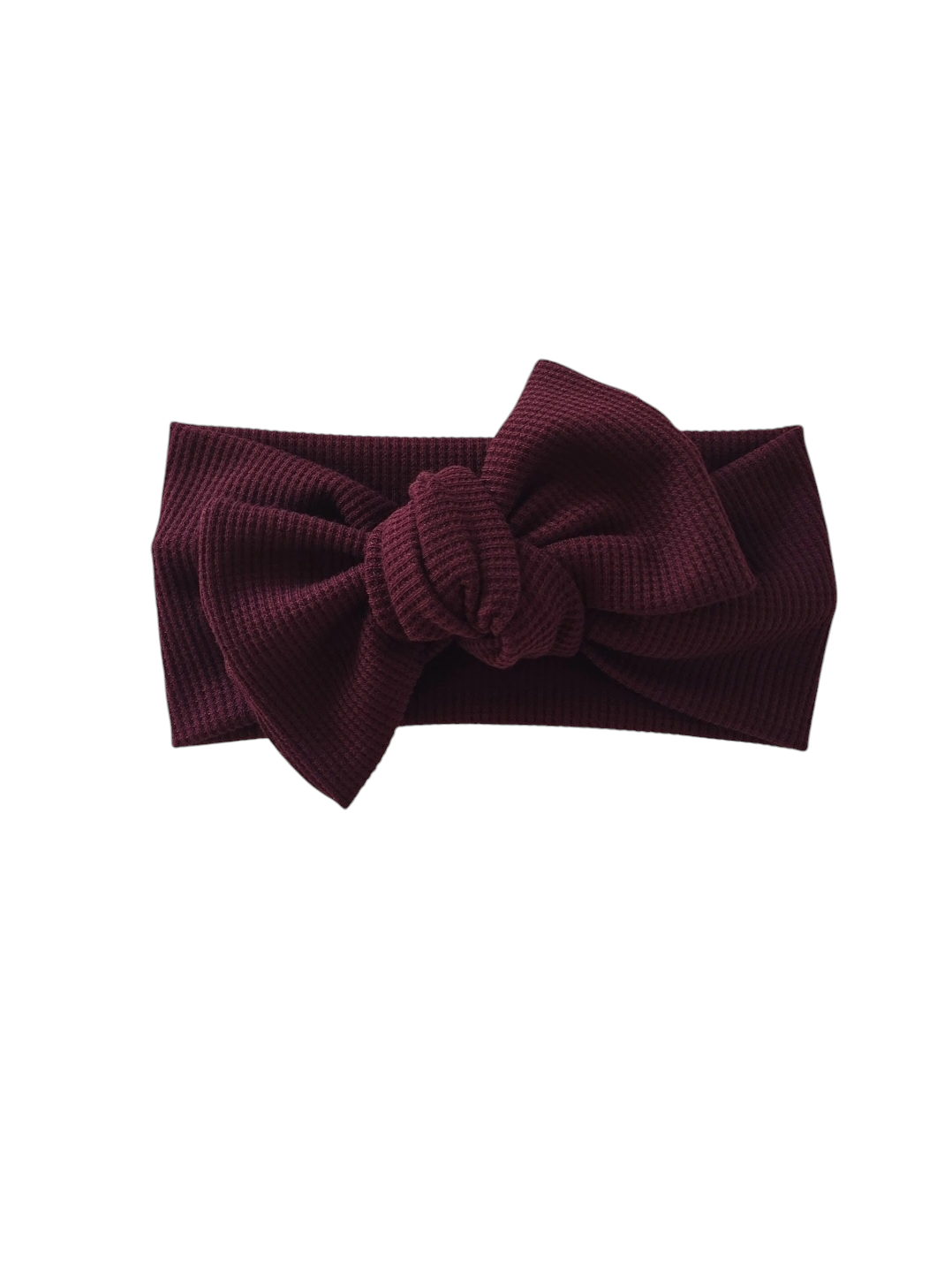 Maroon Classic Headband Bow