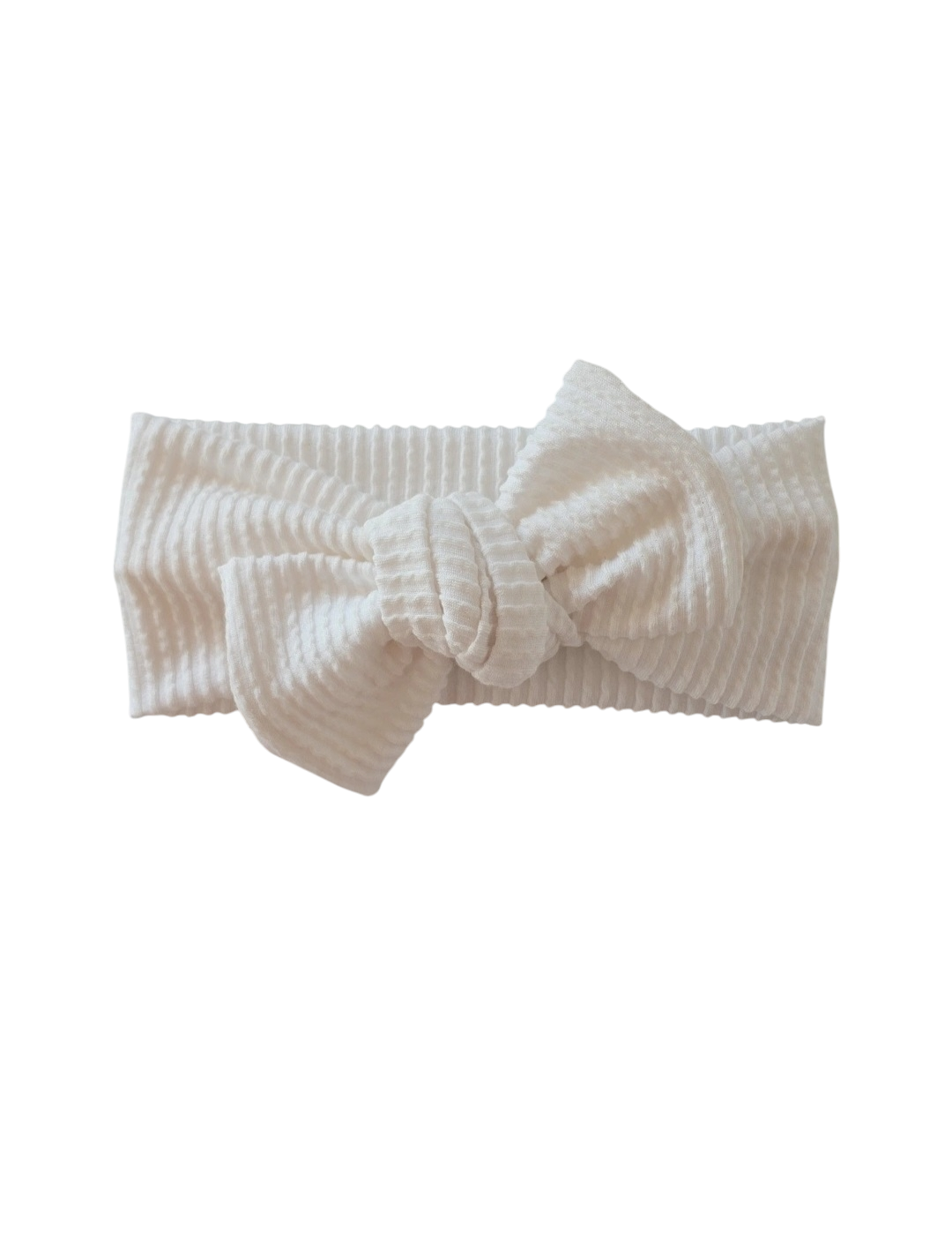 White wavy Classic Headband