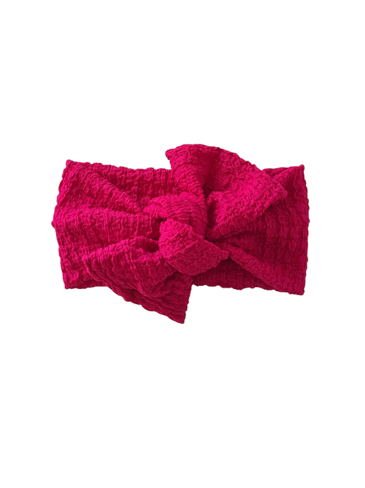 Pink Classic Headband Bow