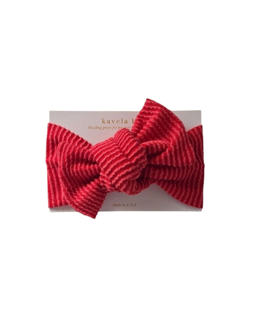Red Wavy | Classic Headband