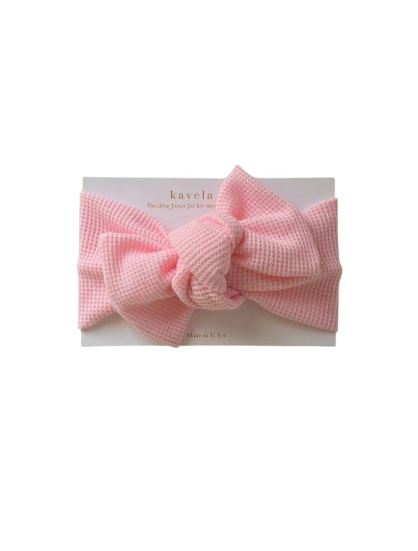 Light pink Mini waffle  | Classic Headband