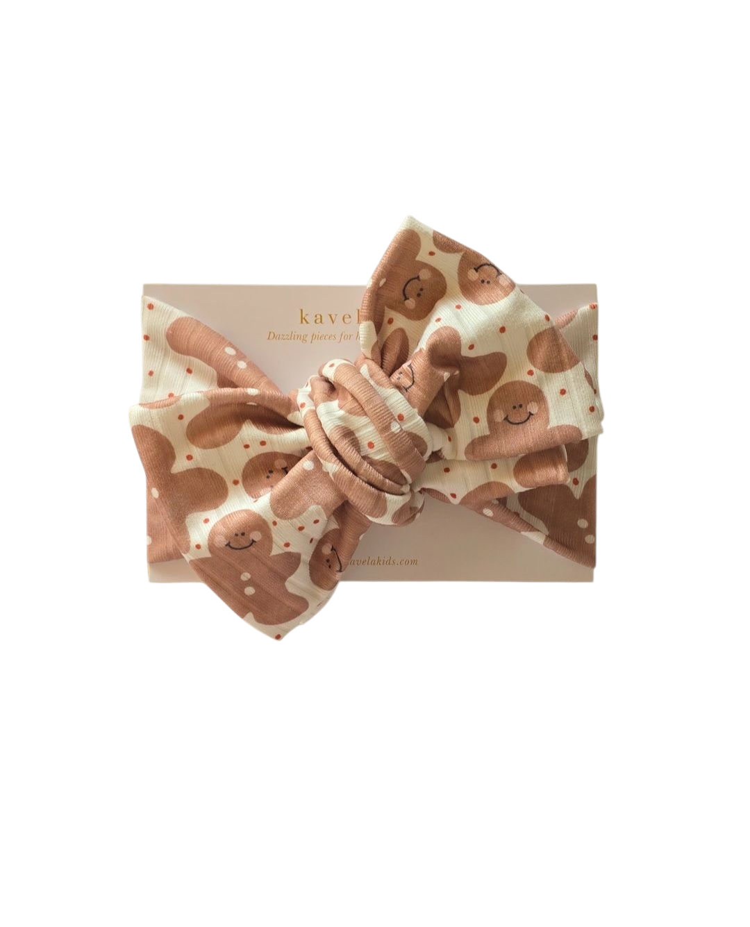 Gingerbread | Oversized Headband Bow