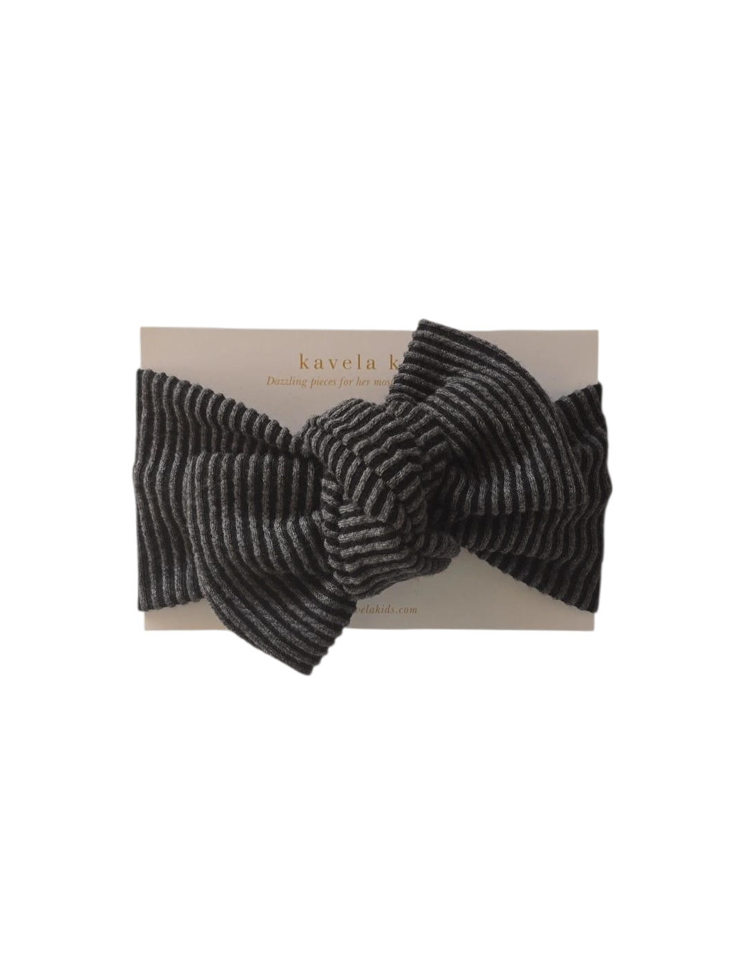 Wavy Raib Charcoal | Classic Headband