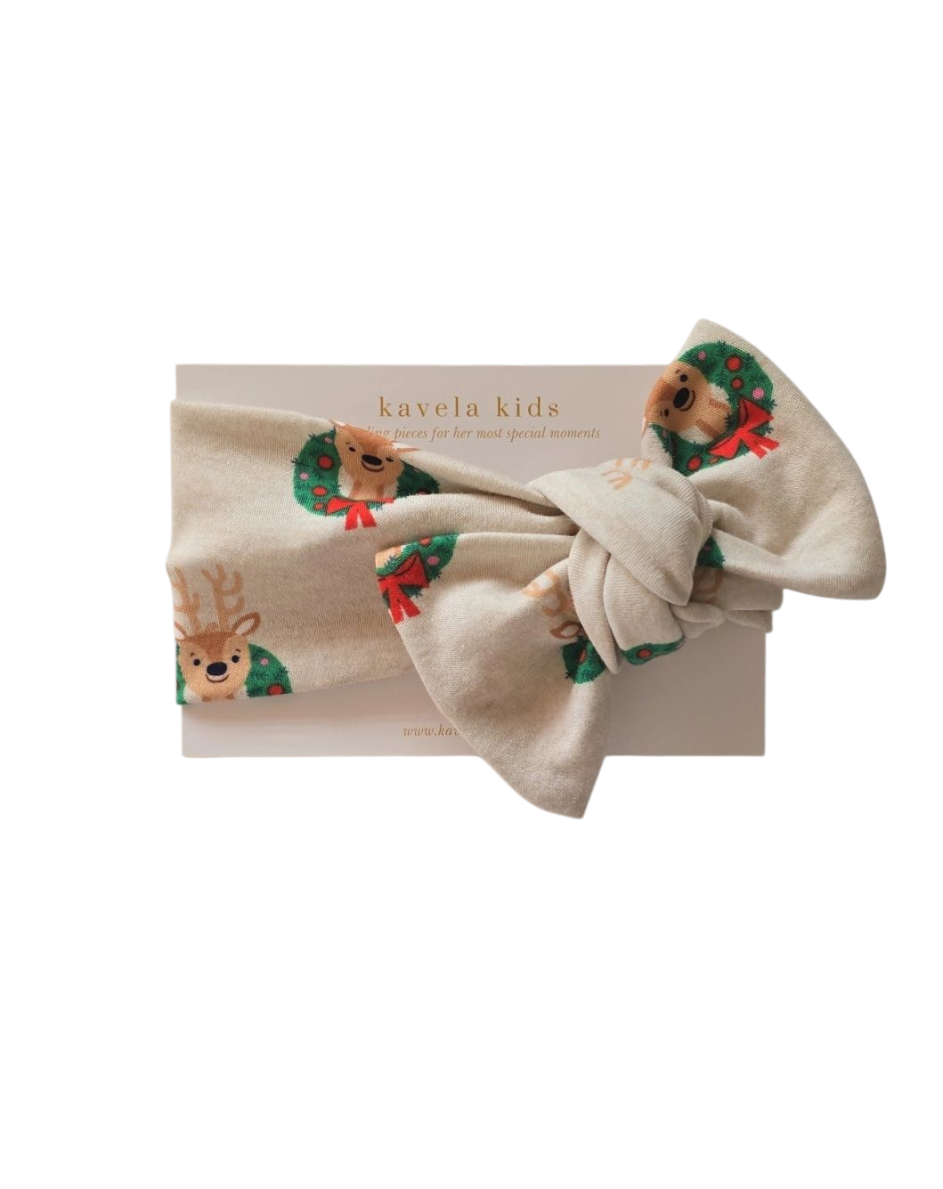 Classic Reindeer | Classic Headband Bow
