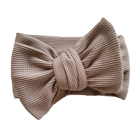 Sandstone | Oversized Headband Bow